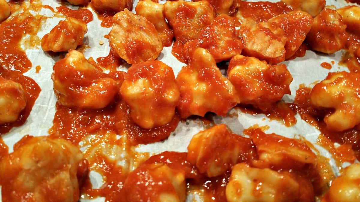 Spicy Buffalo Cauliflower Bites Brand New Vegan