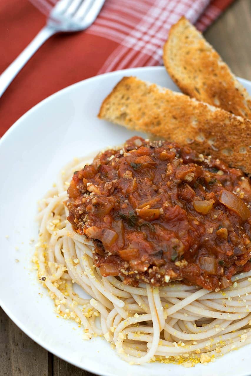 Vegan Bolognese Sauce