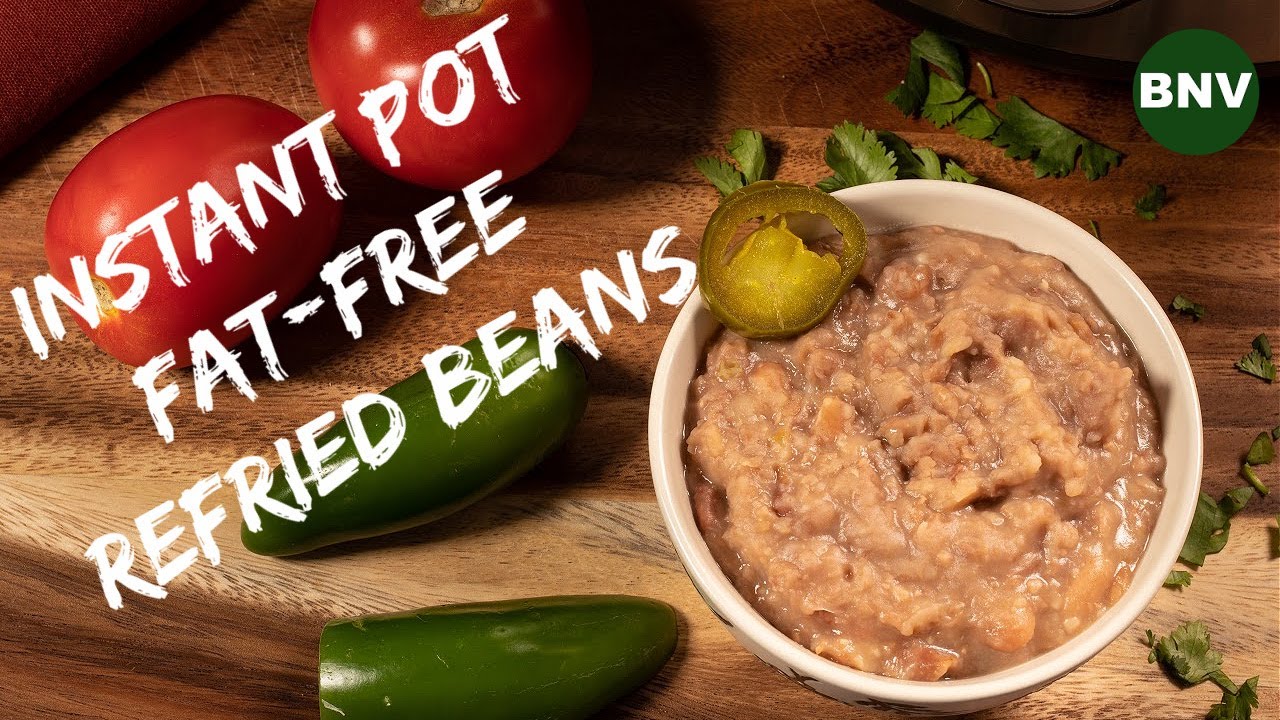 Instant Pot Vegan Refried Beans