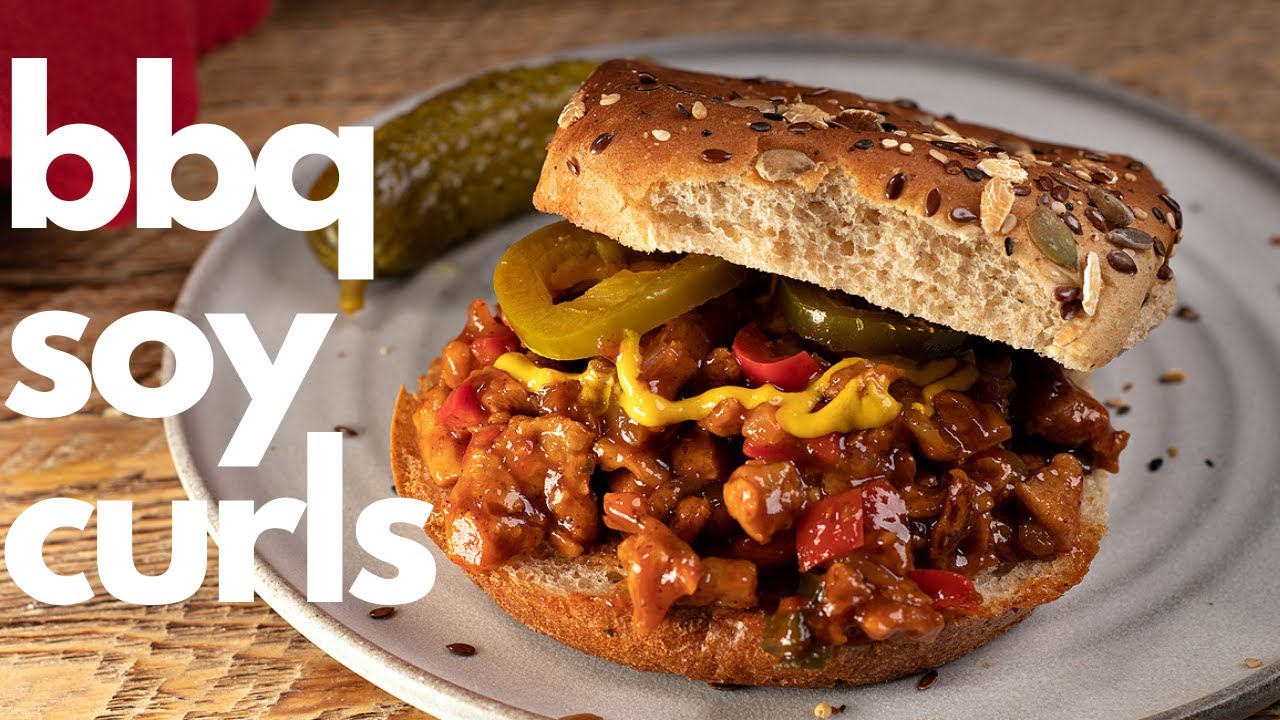 Super Easy BBQ Soy Curls