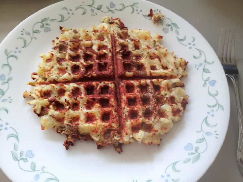 Oil-Free Waffle Iron Hash Browns