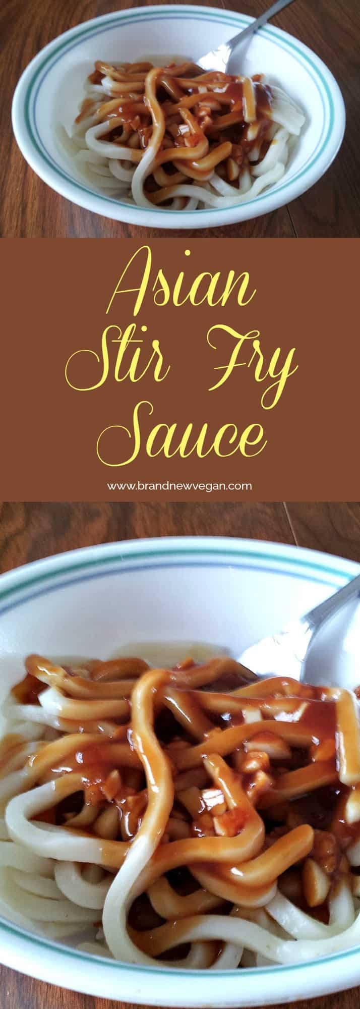 This Asian Stir Fry Sauce is completely vegan, low-fat, easy to make, and very, very tasty. As an added benefit, the molasses gives it a nice iron kick, a mineral many Vegans worry about when switching their diets to plant-based.