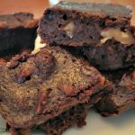 chewy vegan brownies