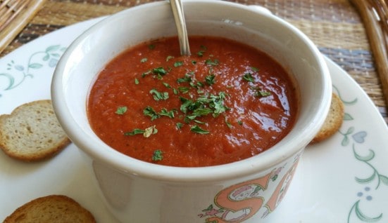 Homemade Tomato Soup - Brand New Vegan