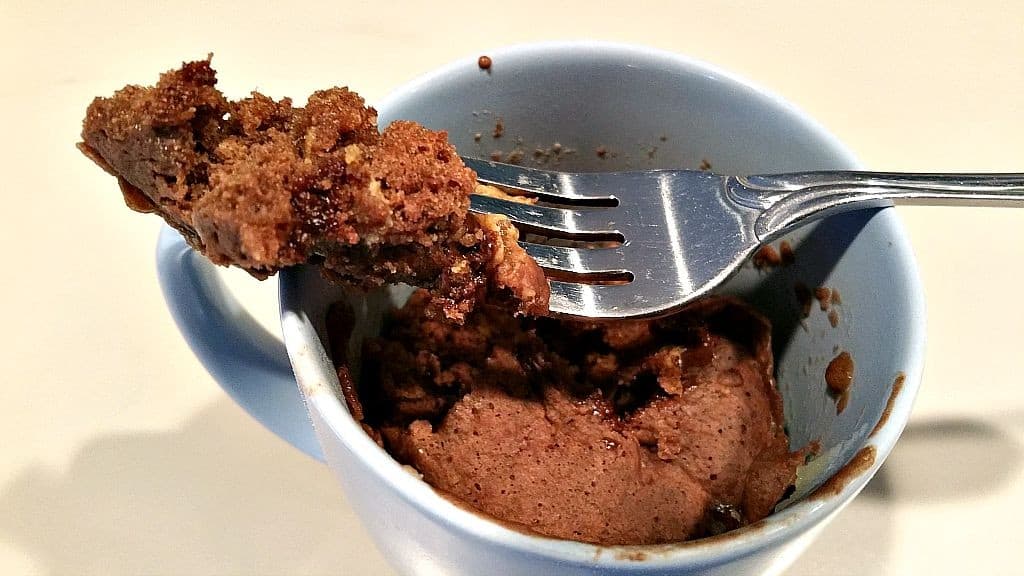 chocolate mug cake 2