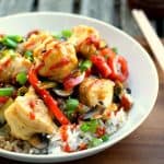 vegan orange chicken 2