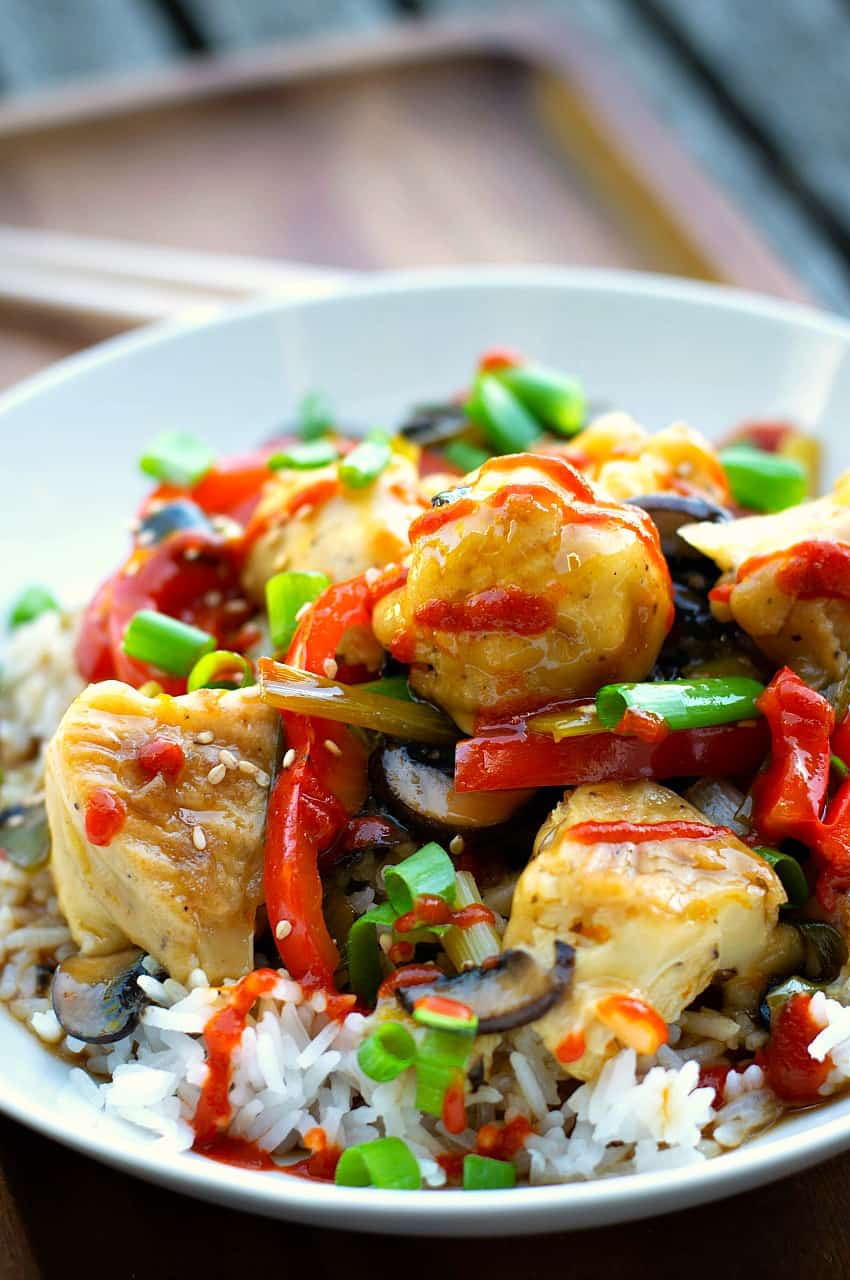 vegan orange chicken