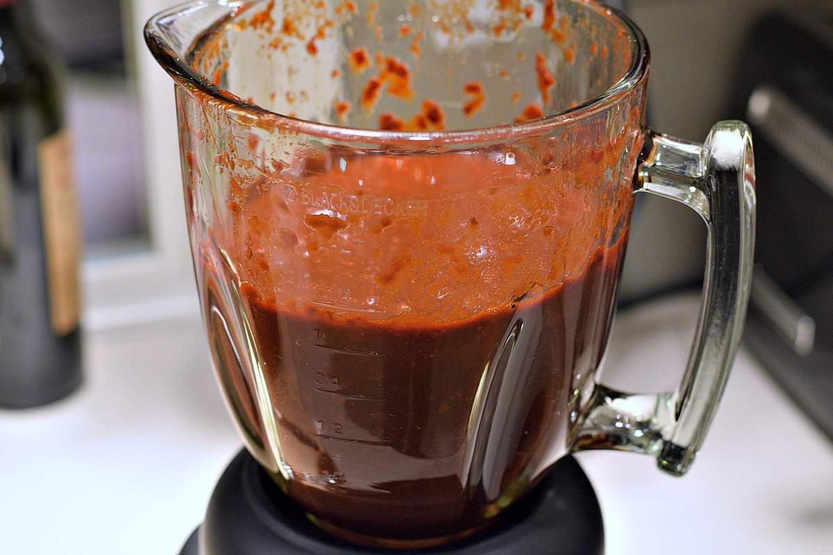 Easy New Mexican Red Chile Sauce - Brand New Vegan