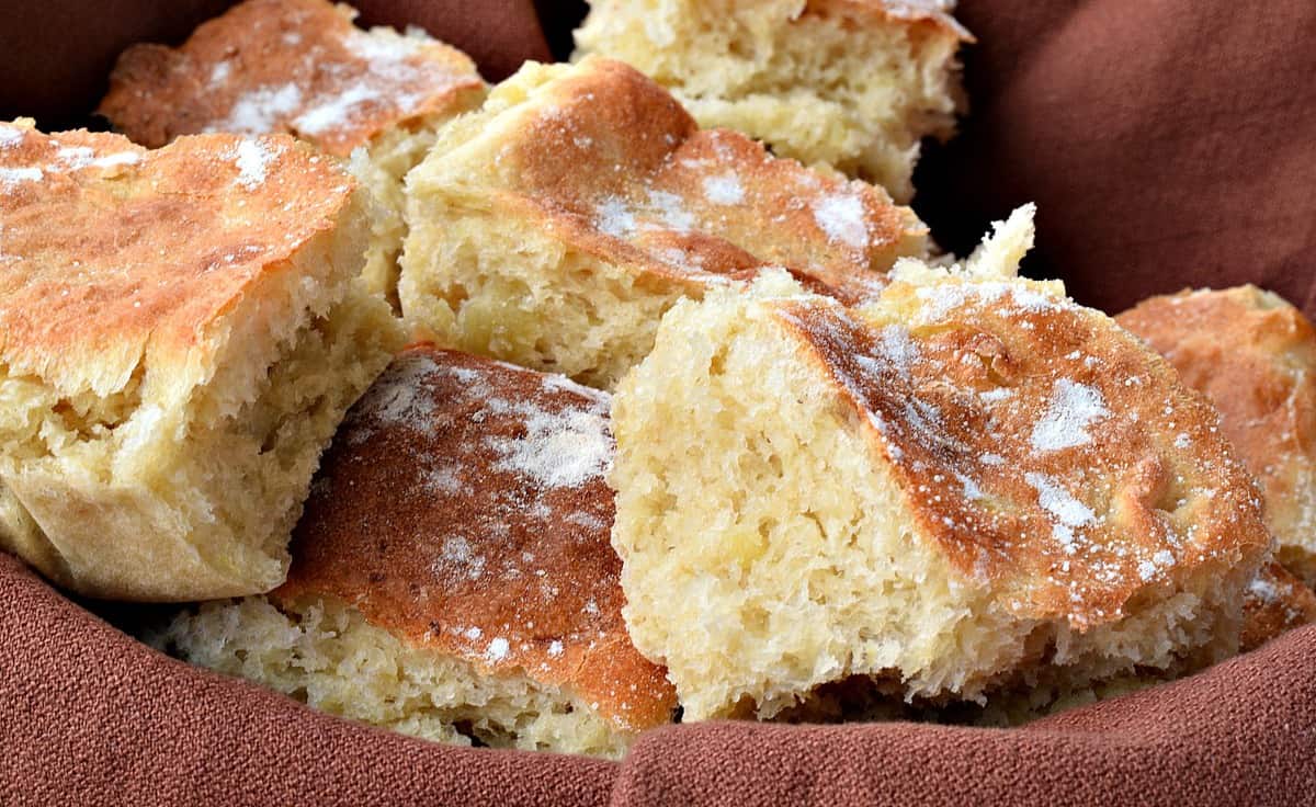 homemade potato rolls