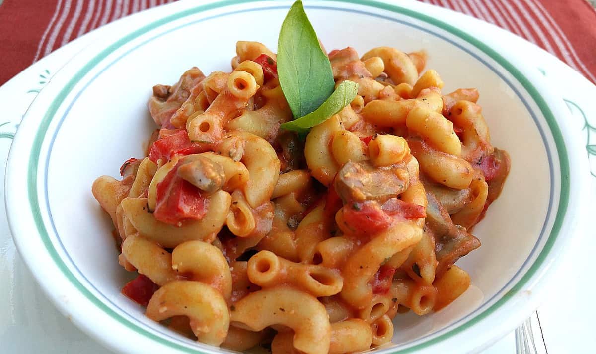 vegan beefaroni