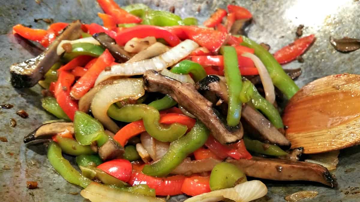 vegan chinese pepper steak 3