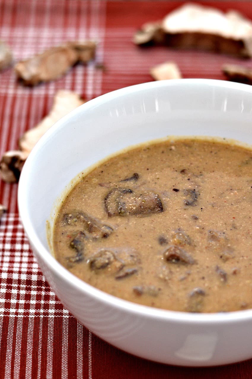 Vegan Cream of Mushroom Soup - Brand New Vegan