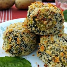 Crispy Potato Spinach Balls