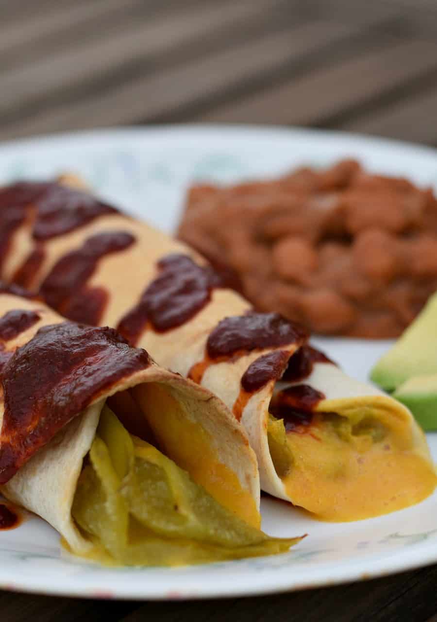 vegan chile rellenos