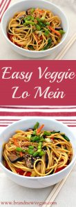 veggie lo mein