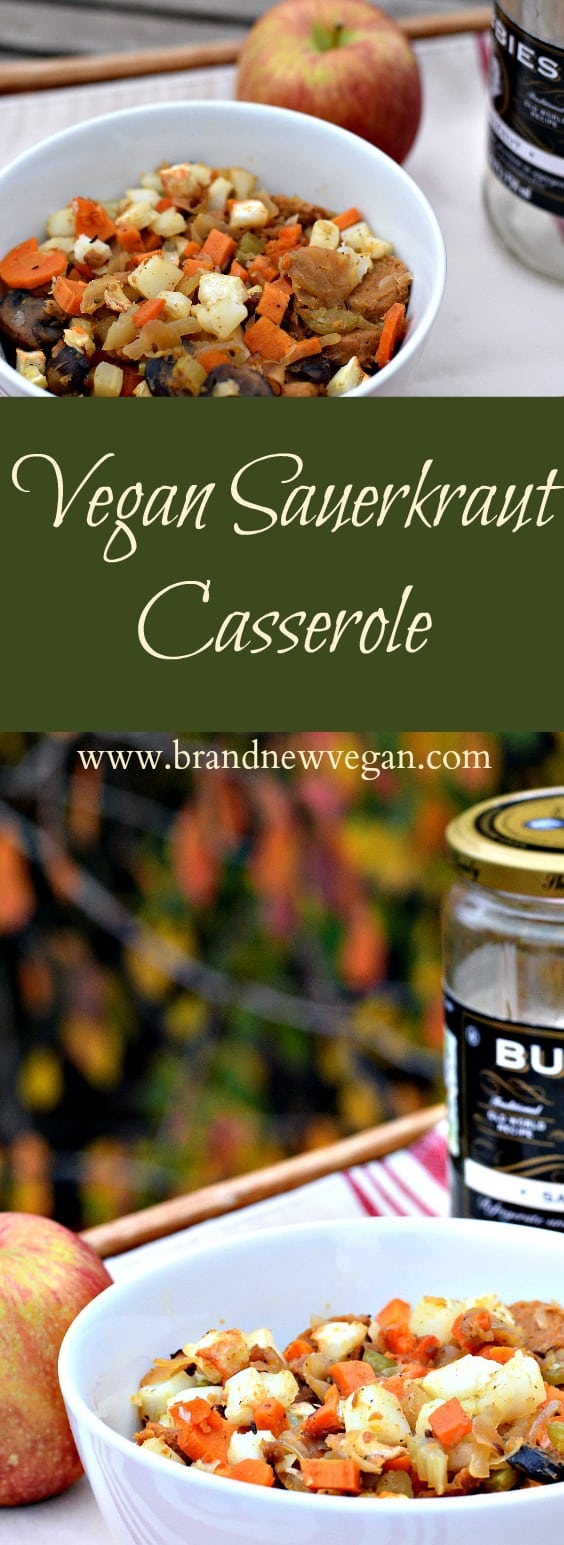 Vegan Sauerkraut Casserole Recipe Spicy vegan recipes, Saurkraut