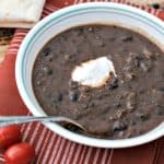 vegan black bean soup