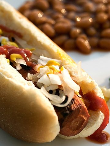 smoky vegan carrot dogs