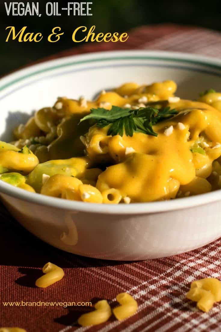 vegan mac and cheese pin