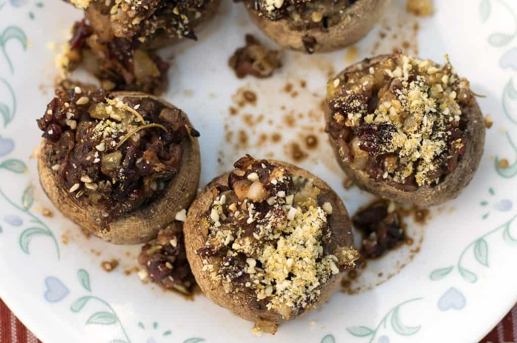 Vegan Stuffed Mushrooms - Brand New Vegan