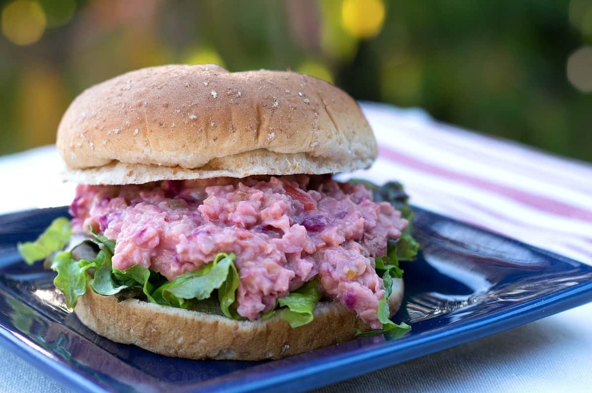 vegan ham salad
