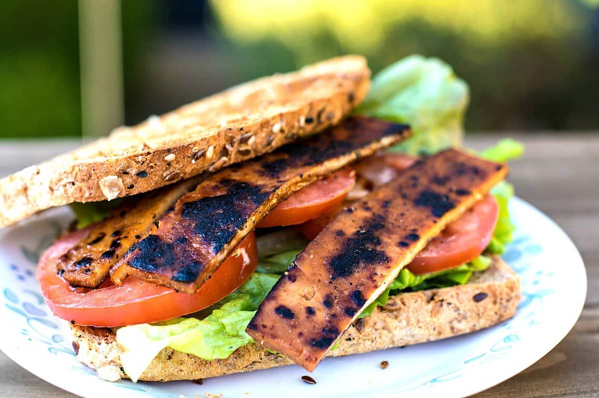 Smoky Maple Tofu Bacon - Brand New Vegan