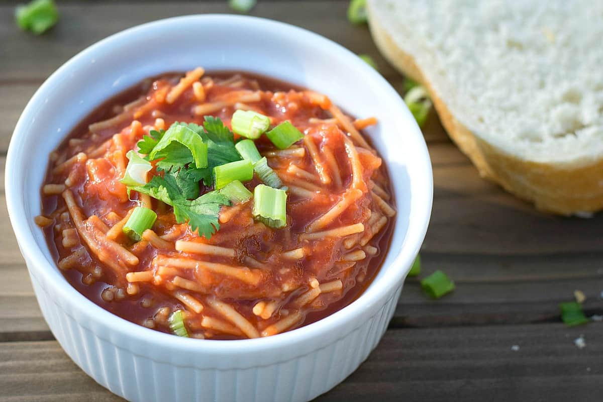 vegan sopa de fideo 2