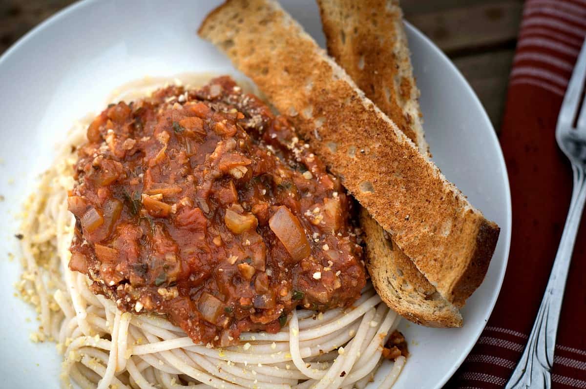 Vegan Bolognese Sauce