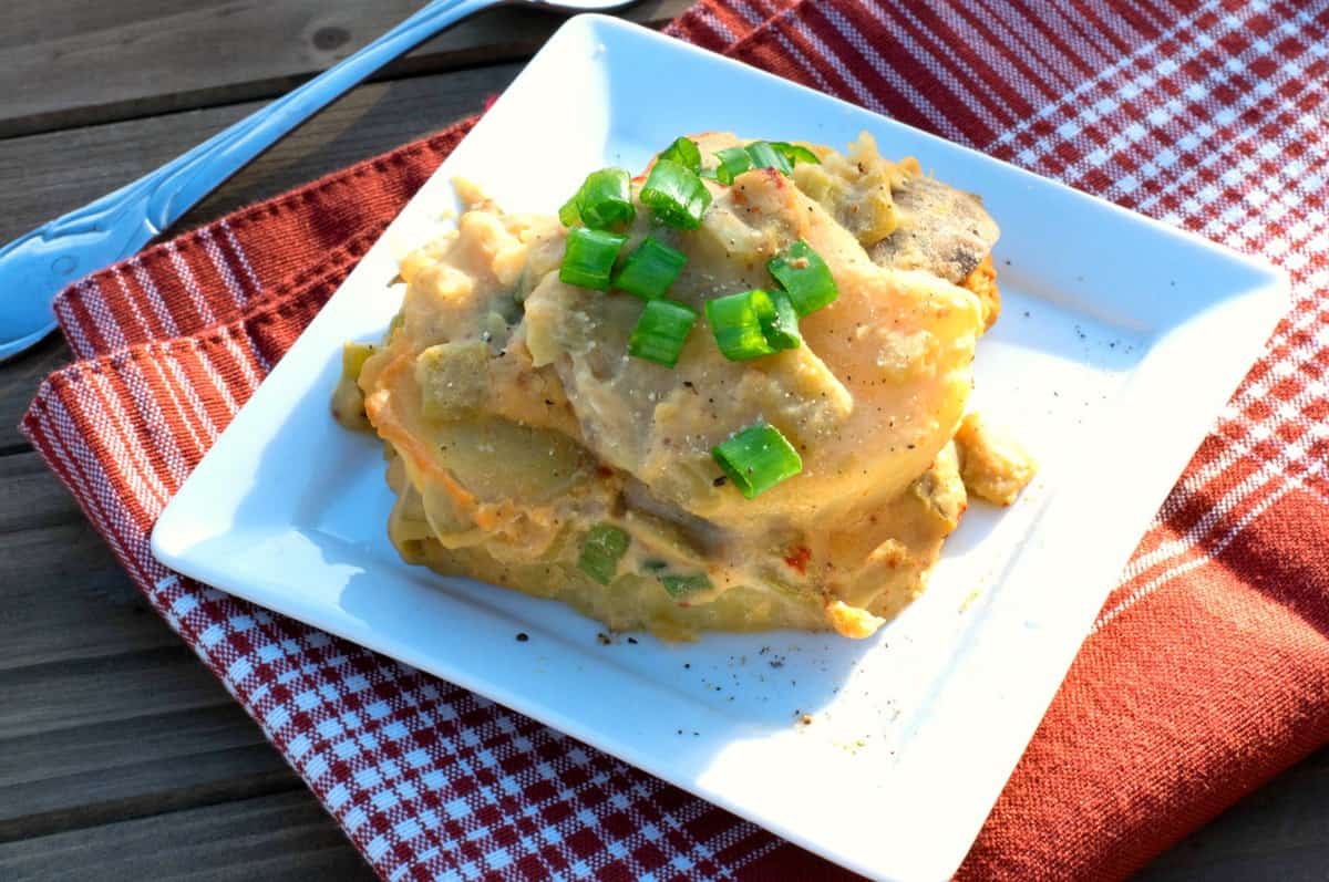 Southwestern Scalloped Potatoes - Plain Chicken