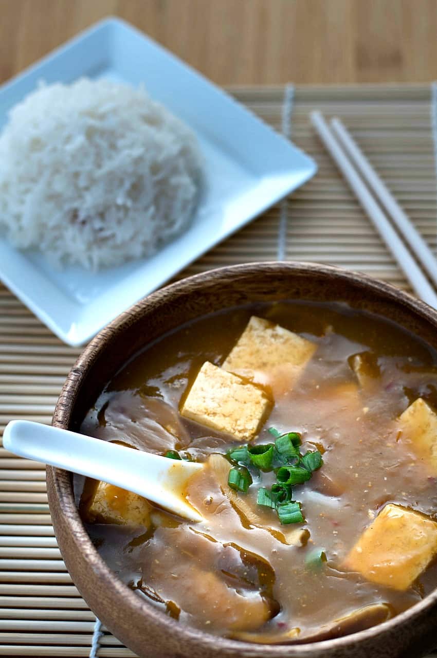 vegan hot and sour soup