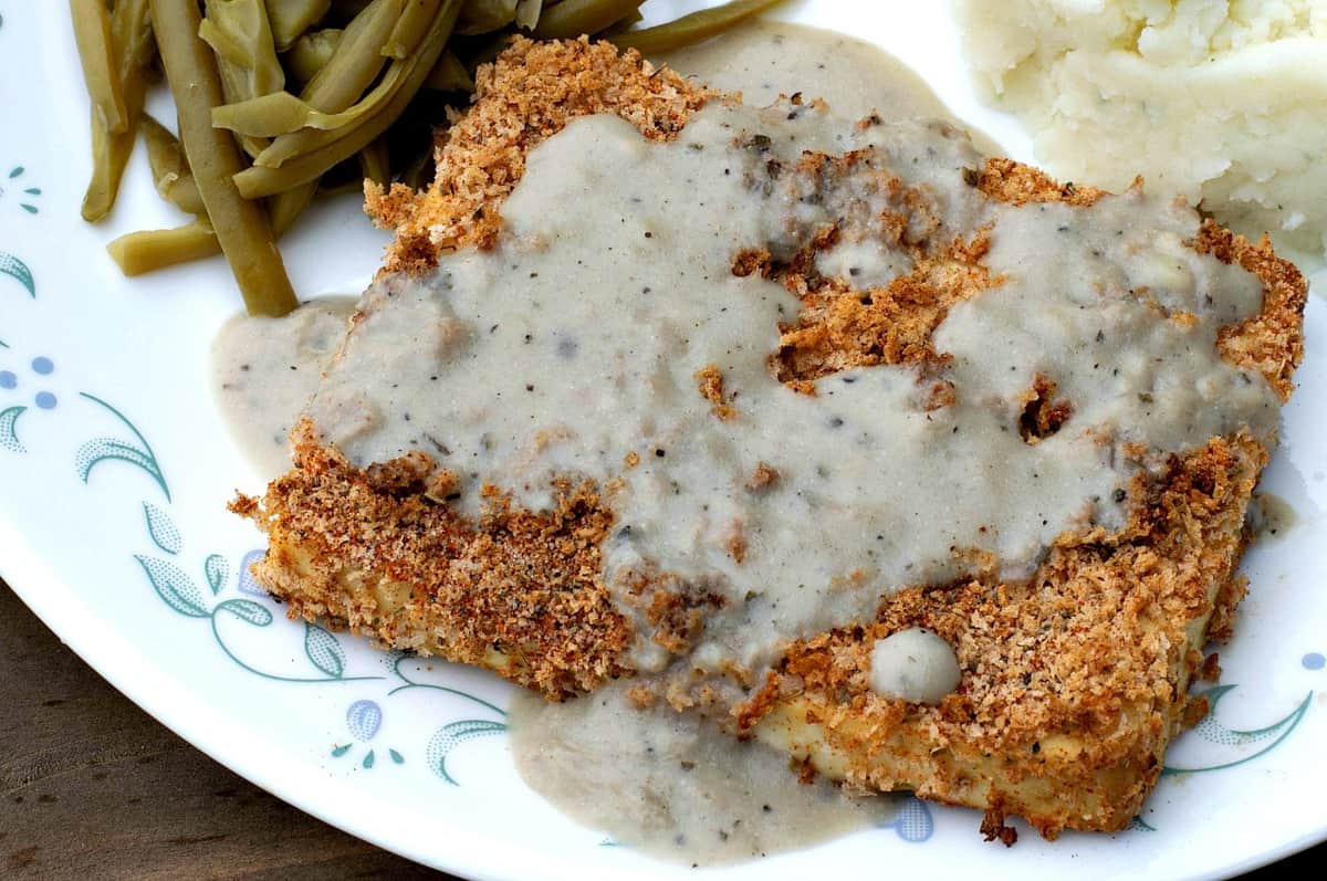 chicken fried tofu