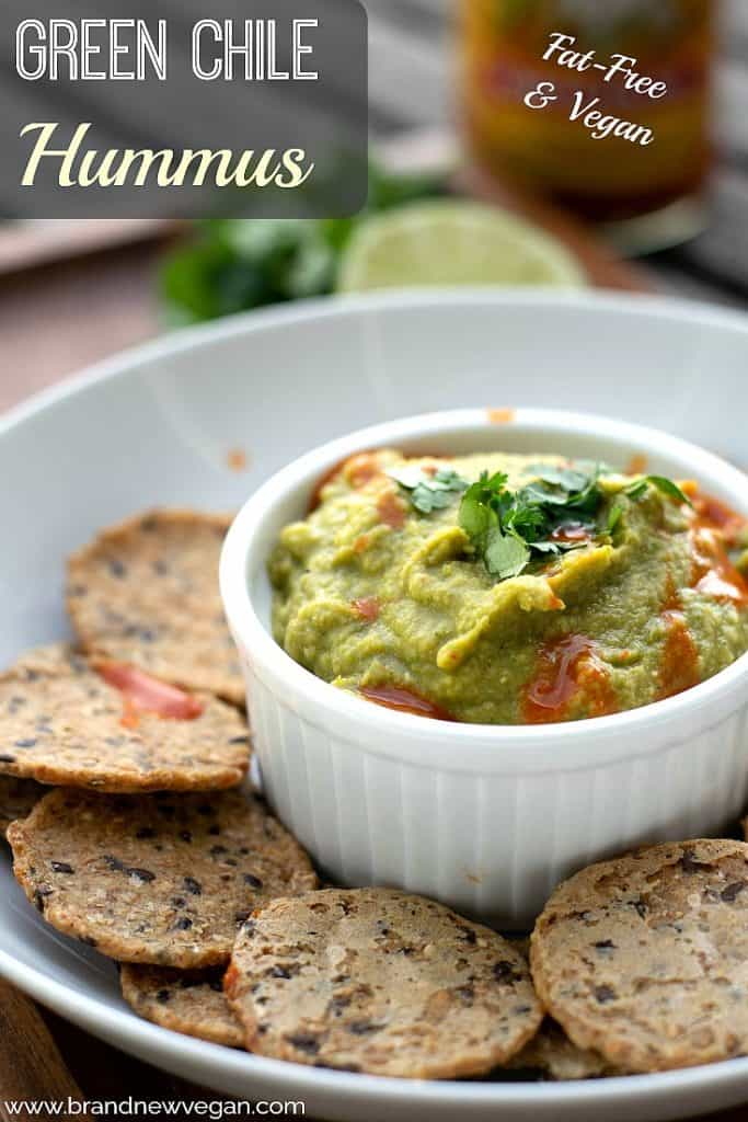 Green Chile Hummus Brand New Vegan