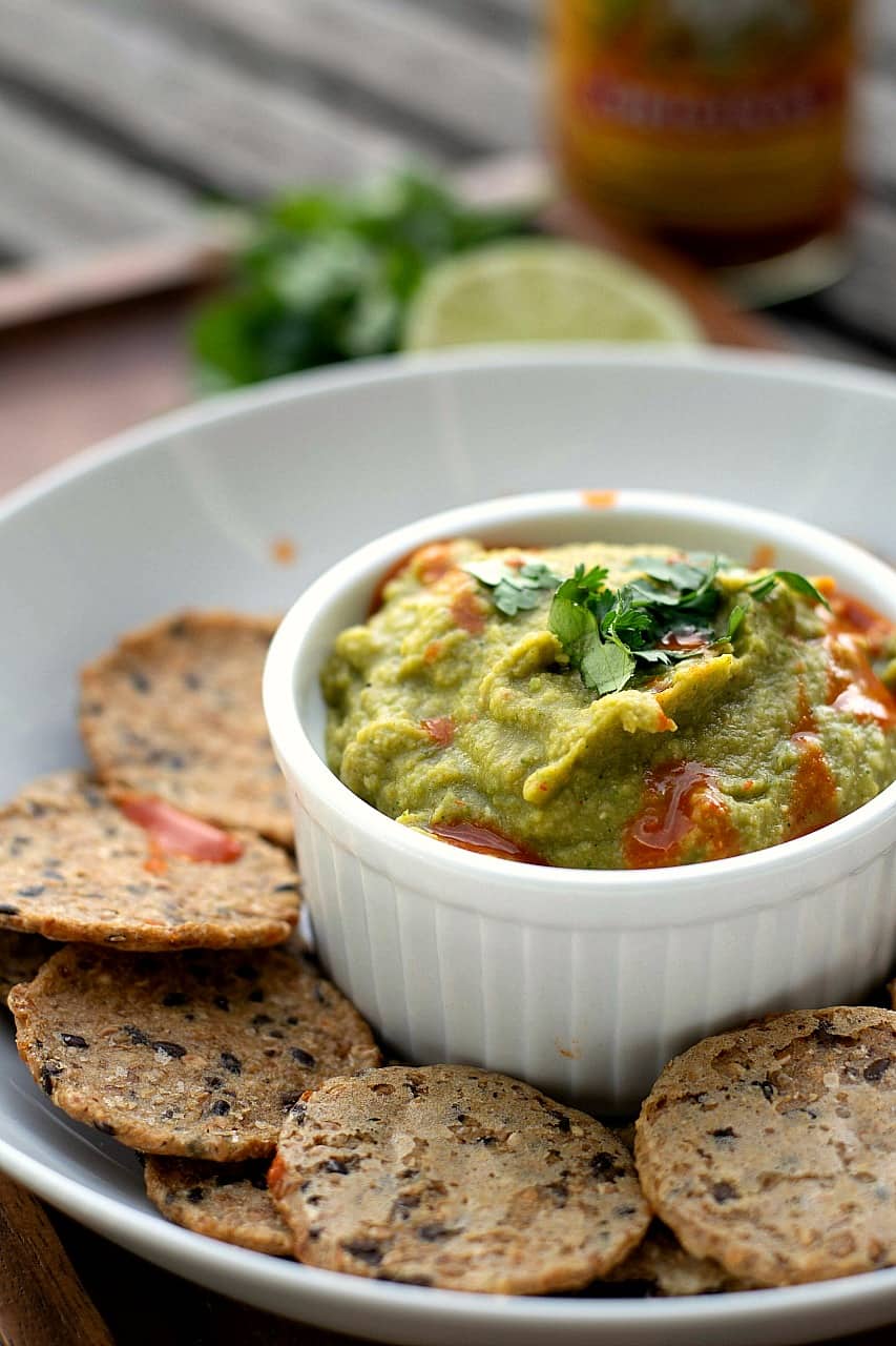 green chile hummus