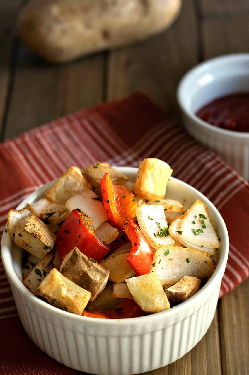 Air Fryer Potatoes O’Brien