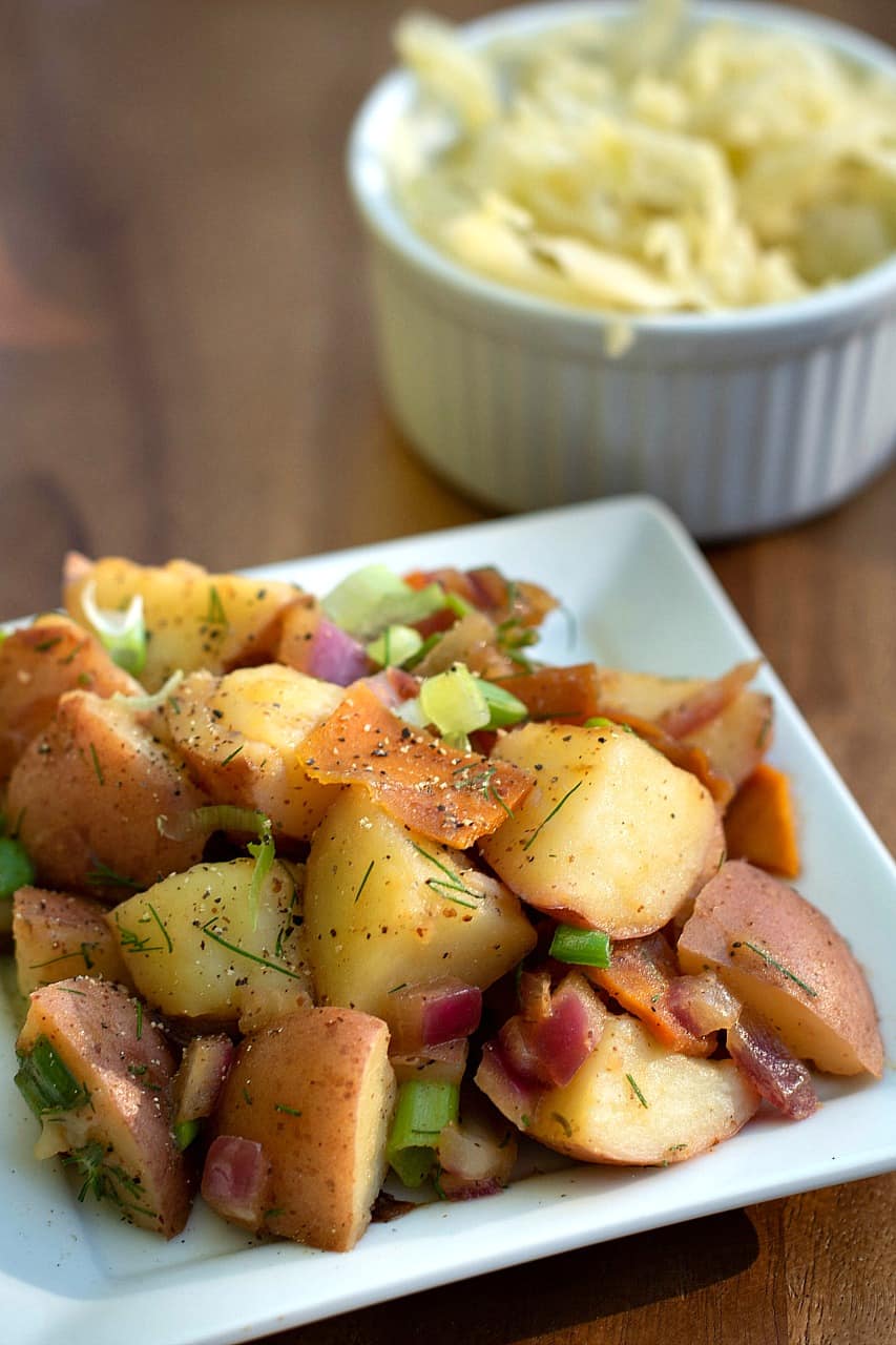 vegan german potato salad