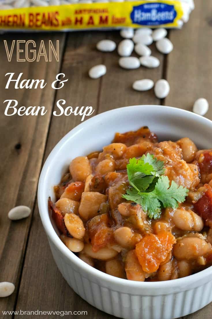 Vegan Ham and Bean Soup for the Instant Pot - Brand New Vegan