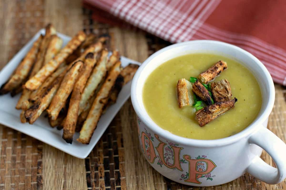 Vegan Potato Leek Soup