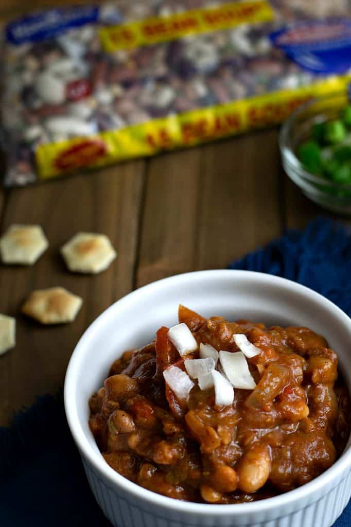 vegan 15 bean crockpot chili