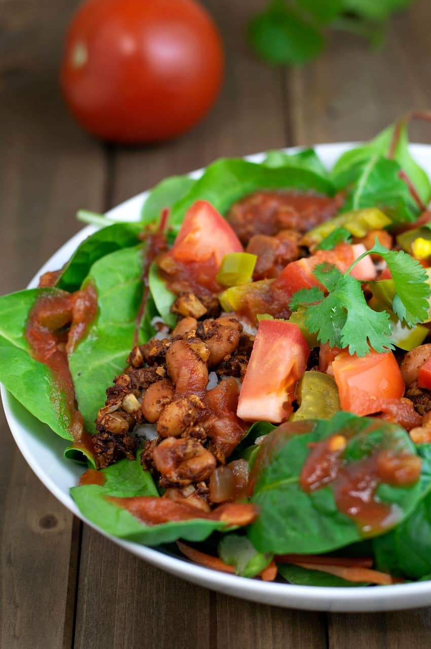 The BEST Vegan Taco Salad