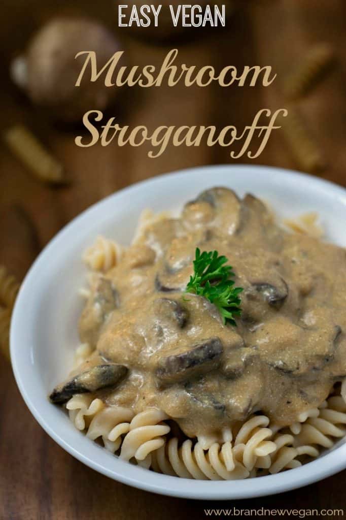 This recipe is a hack of my already popular Creamy Mushroom Stroganoff. Why change it you ask? I made it EASIER, and in my opinion, even tastier. So if you love Mushrooms and Pasta smothered in a rich, savory sour cream gravy - give my new Easy Vegan Mushroom Stroganoff a try.