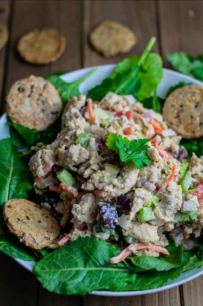 vegan chicken salad