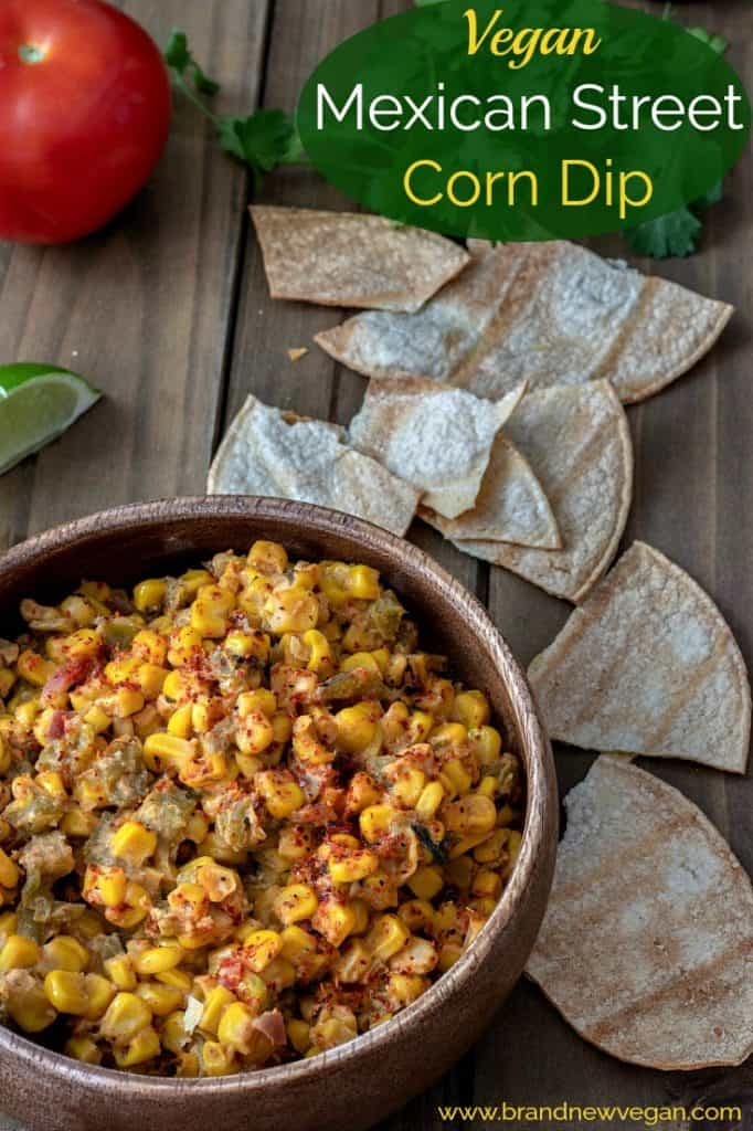 With another Cinco de Mayo right around the corner - this Vegan Mexican Street Corn Dip makes the perfect dip or side dish for that holiday party.