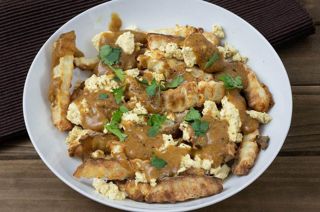 vegan poutine