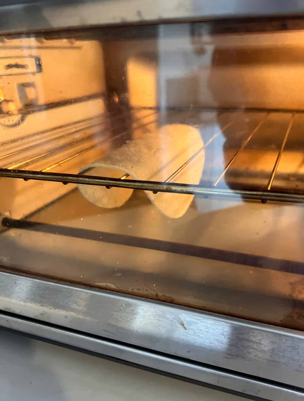 making a taco shell in my air fryer