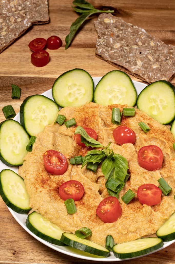 pizza hummus