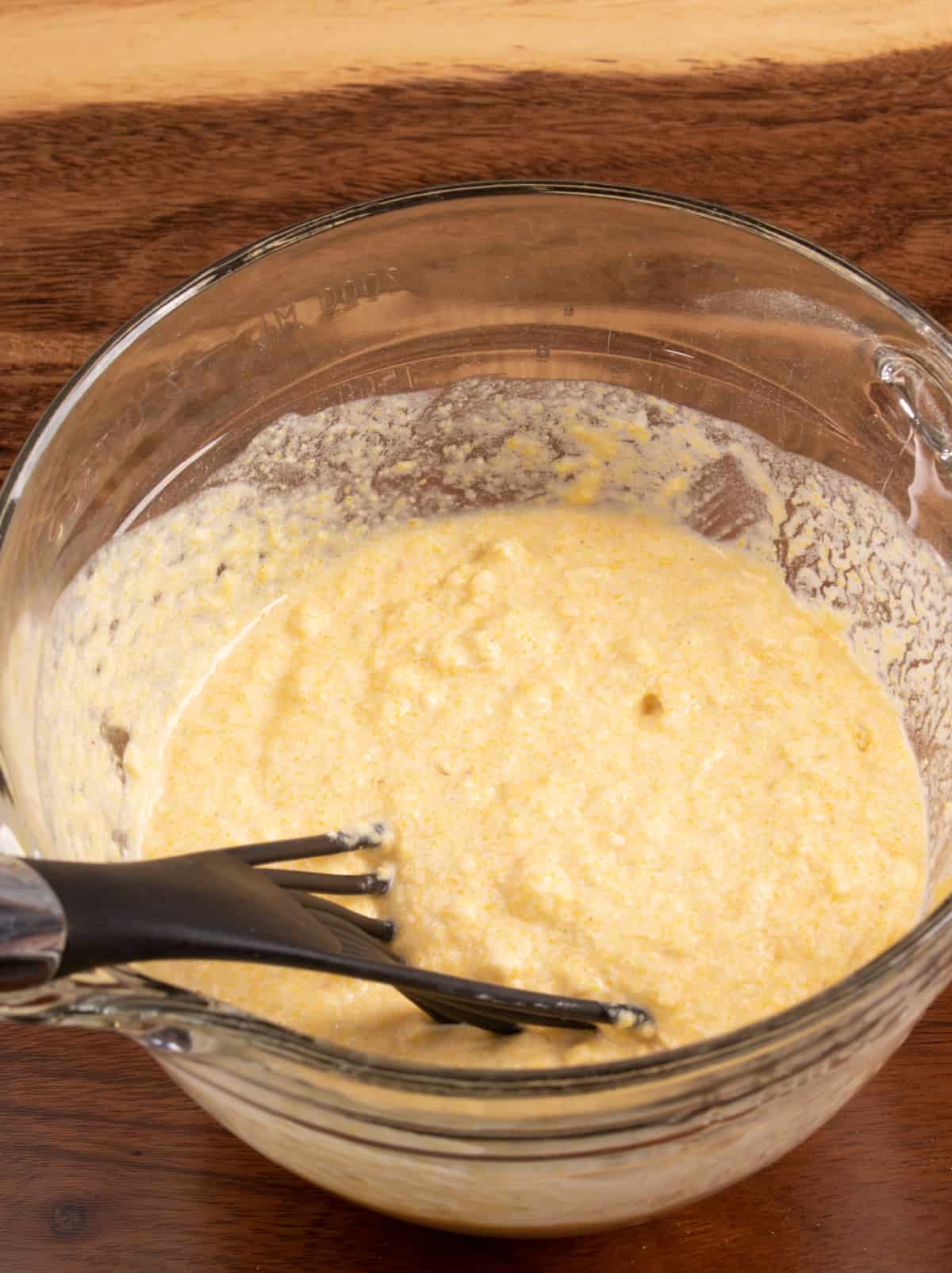 vegan cornbread batter