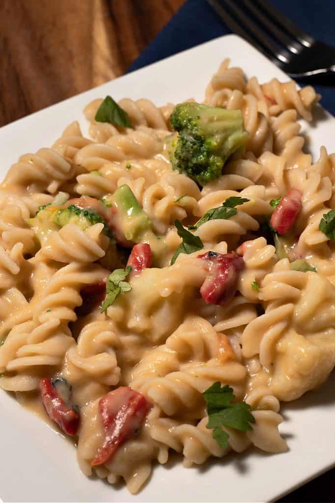 vegan white bean Alfredo