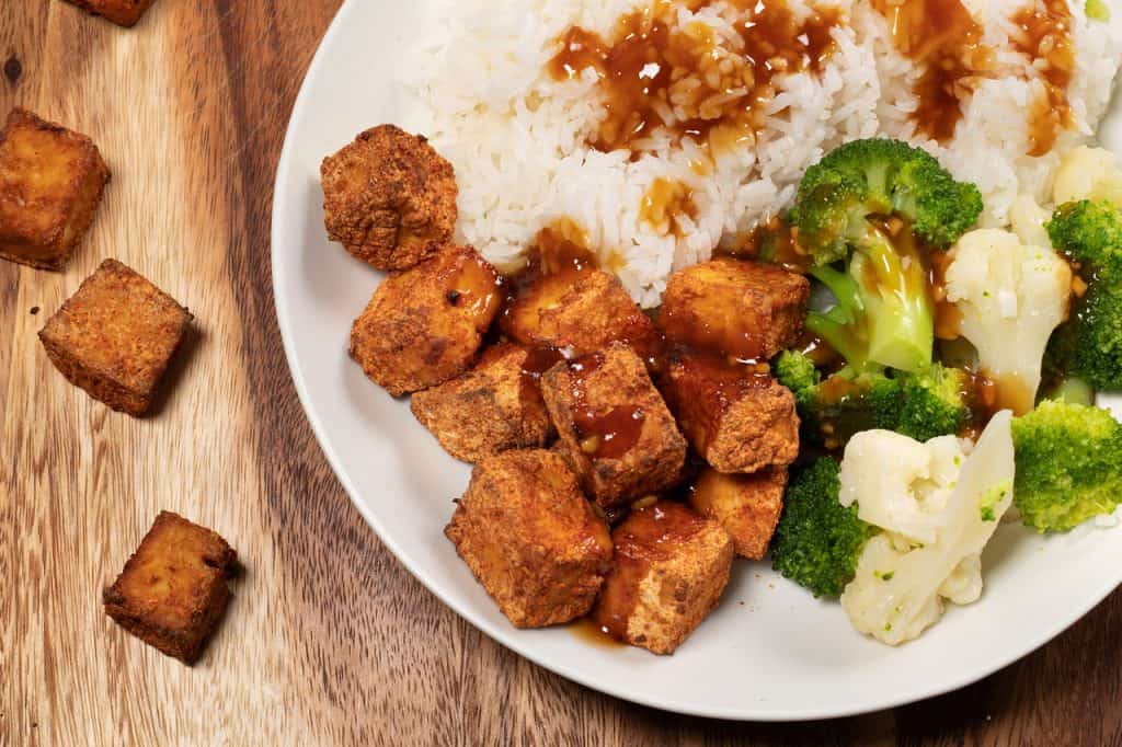 air fried tofu