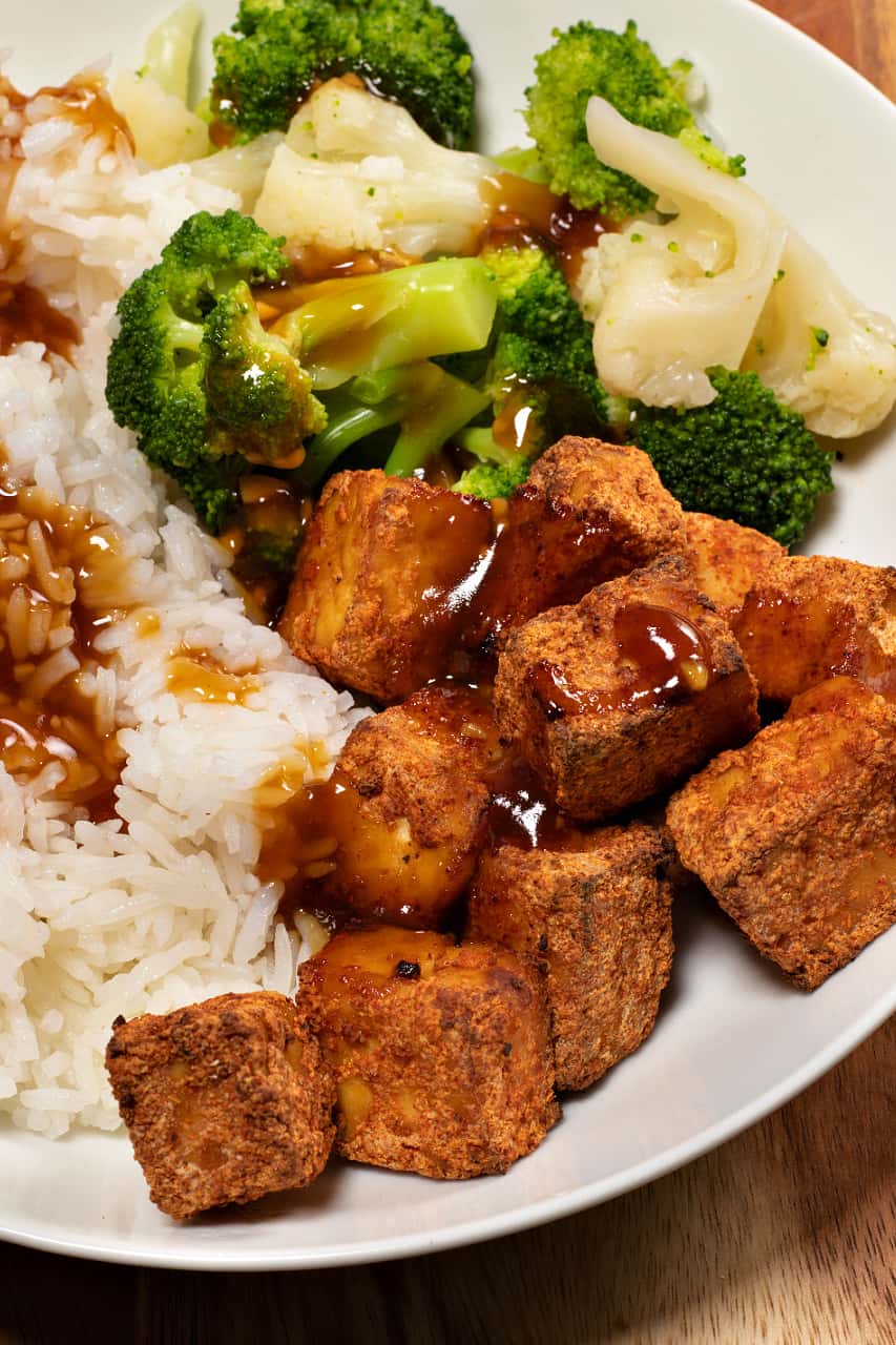 My Grandson's Favorite Air Fried Tofu - Brand New Vegan