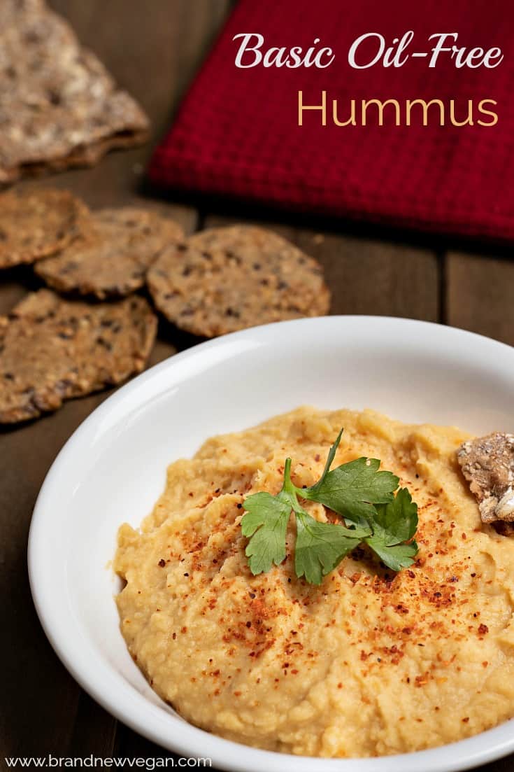 Basic OilFree Hummus Brand New Vegan